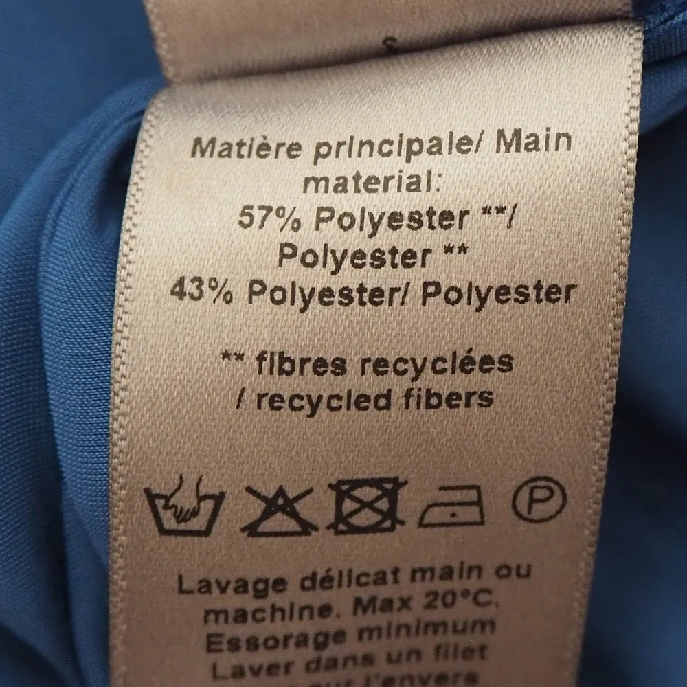 Zadig & Voltaire Tink Satin Blouse Women's Sz XS Royal Blue Long Sleeve Top - Picture 10 of 11